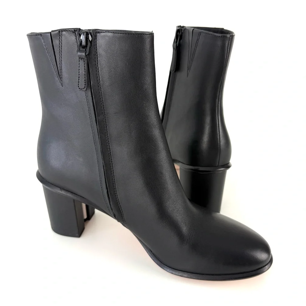 NEW Tory Burch Brooke Ankle Boots Black Sz 10.5